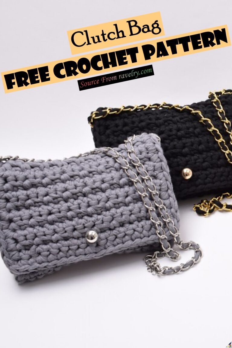 18 Easy Crochet Clutch Bag Patterns