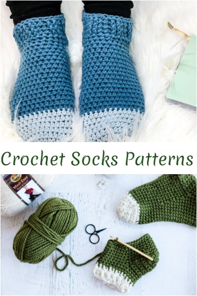 Free Crochet Socks Patterns To Try This Fall Season - Crochet Patterns