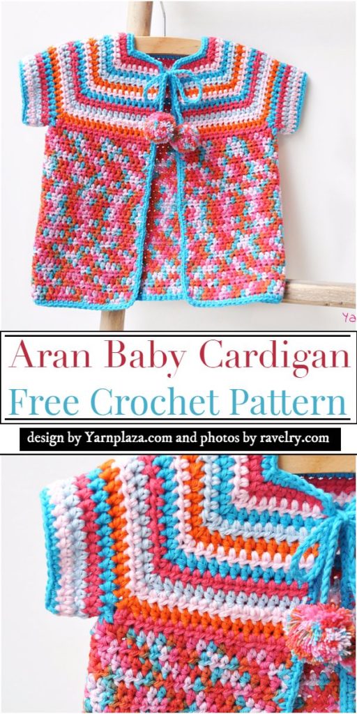 25 Free Crochet Baby Cardigan Patterns