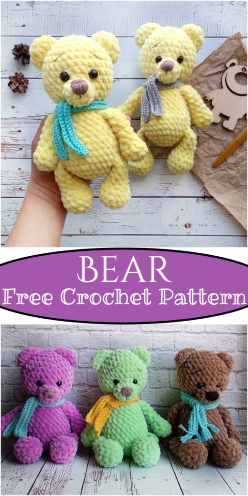 37 Free Crochet Bear Patterns For Kids