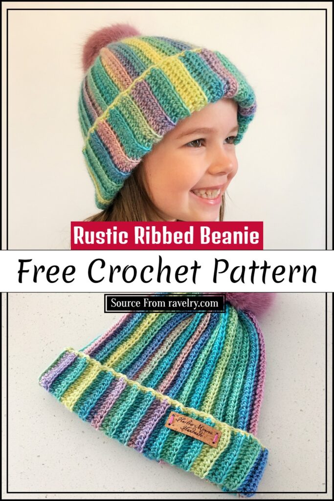 15 Free Crochet Rainbow Hat Patterns