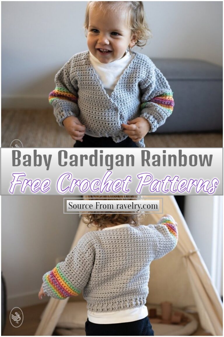 25 Free Crochet Baby Cardigan Patterns