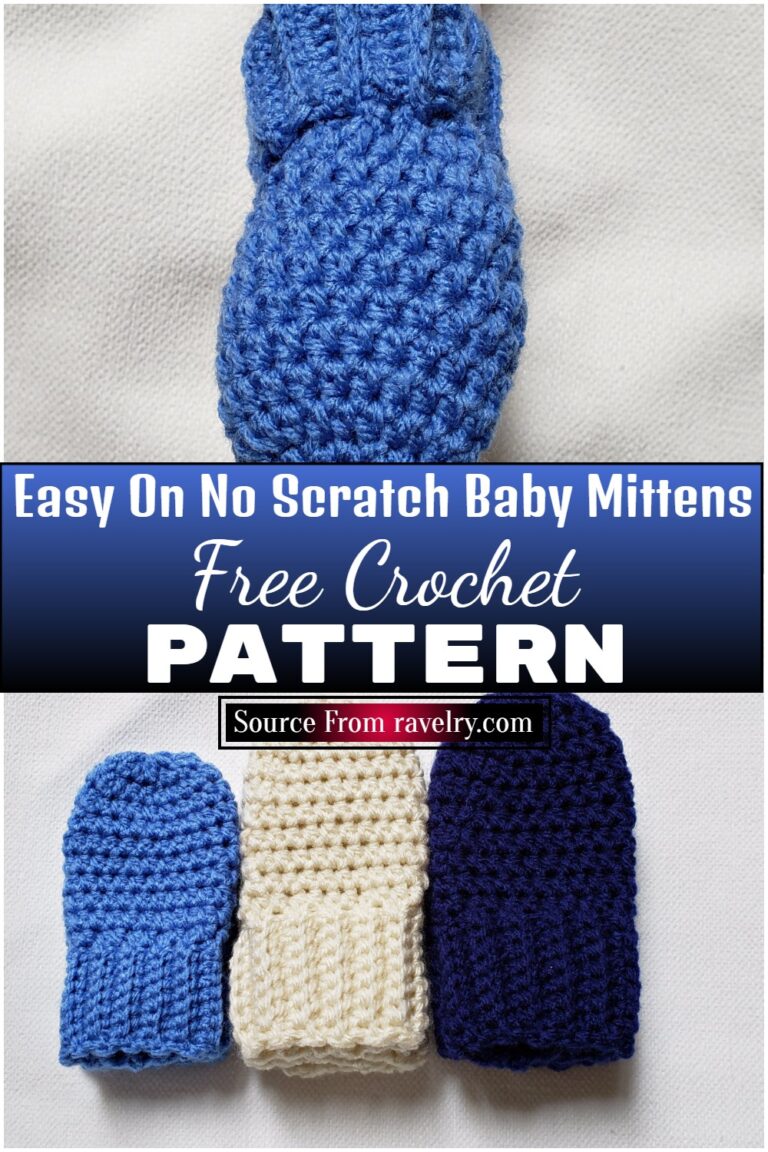 24 Cozy And Stylish Free Crochet Baby Mitten Patterns