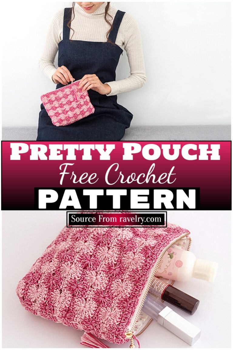 13 Free Crochet Zipper Pouch Patterns