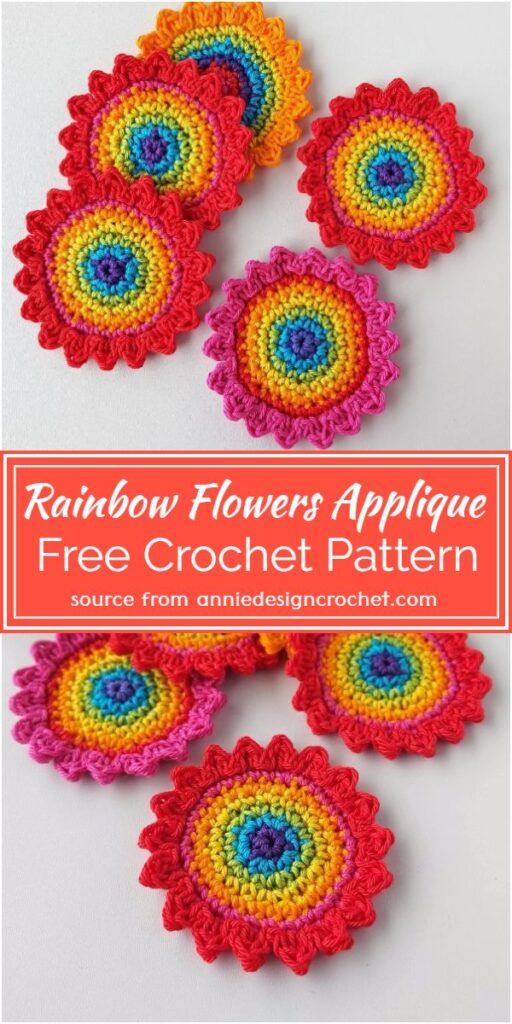 20 Free Crochet Applique Patterns For Fun Subjects & Shapes