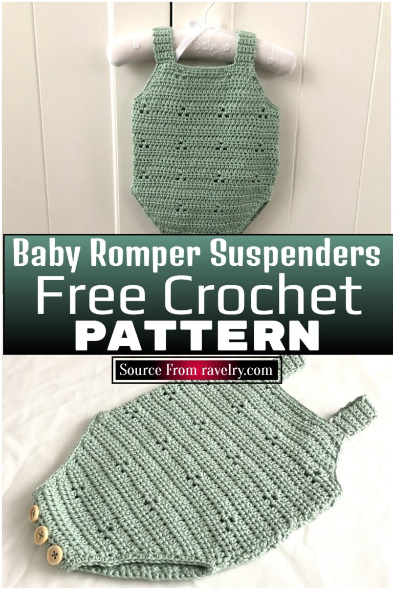 10 Free Crochet Baby Romper Patterns And Designs