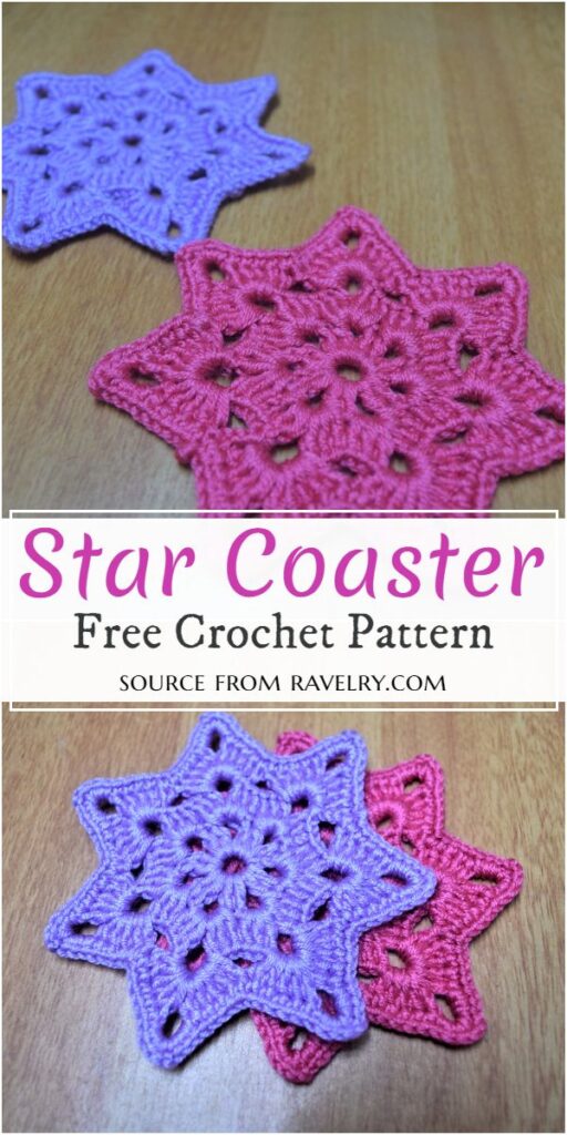 Free Crochet Star Coaster PatternsRefresh Your Home