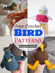 15 Colorful Free Crochet Bird Patterns