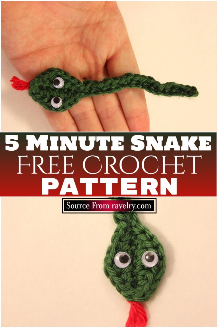 15 Try These Fun Free Crochet Snake Patterns
