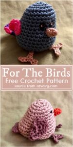 15 Colorful Free Crochet Bird Patterns