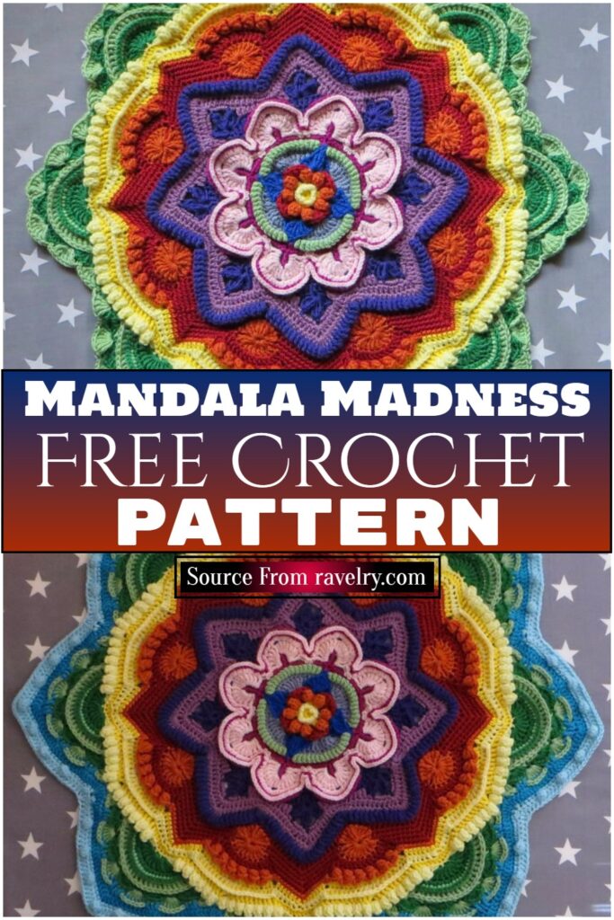 Crochet Rainbow Mandala Patterns