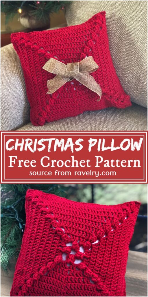 14 Best Free Crochet Christmas Pillow Patterns