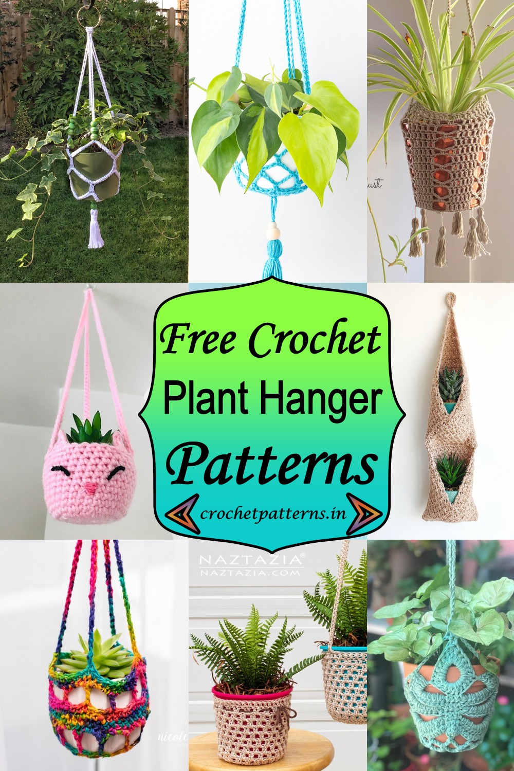 20 Crochet Plant Hanger Patterns To Beautify Your Home