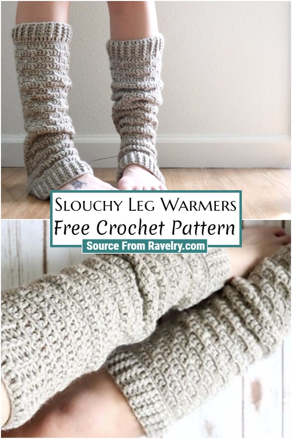 Easy Crochet Leg Warmers Free Pattern - Carroway Crochet