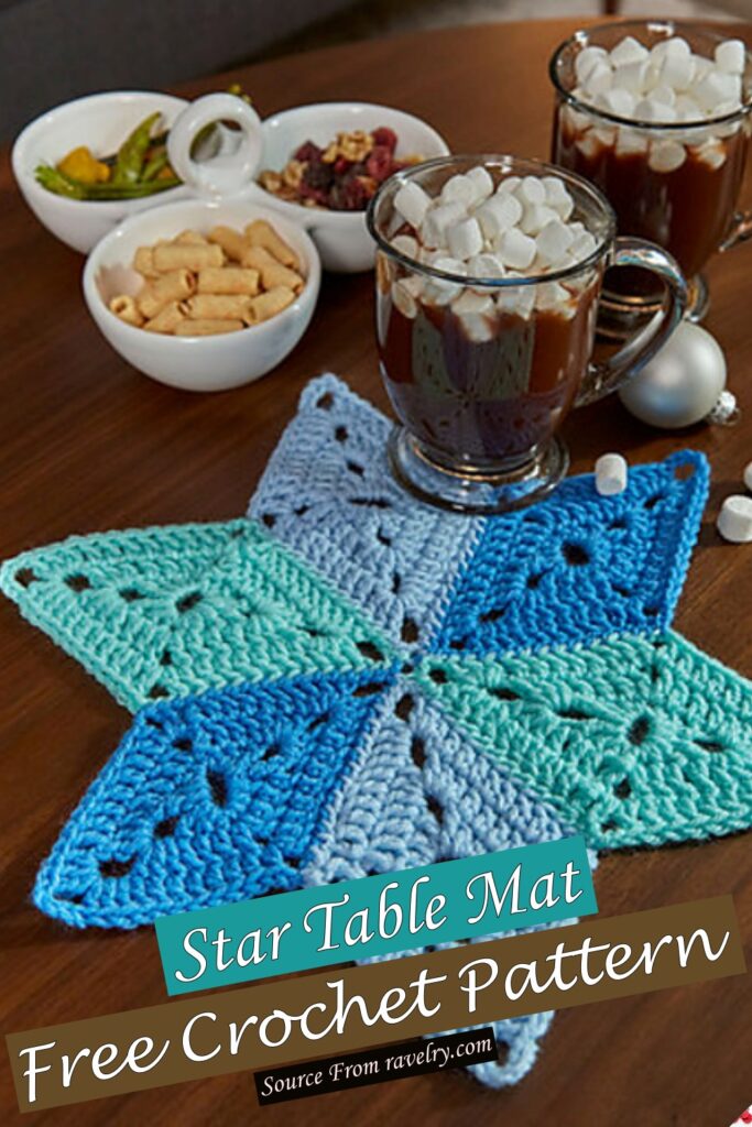 15 Free Crochet Table Mat Patterns For Decoration