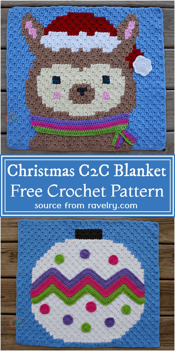 15 Free Crochet Christmas Blanket Patterns In This Holiday Season