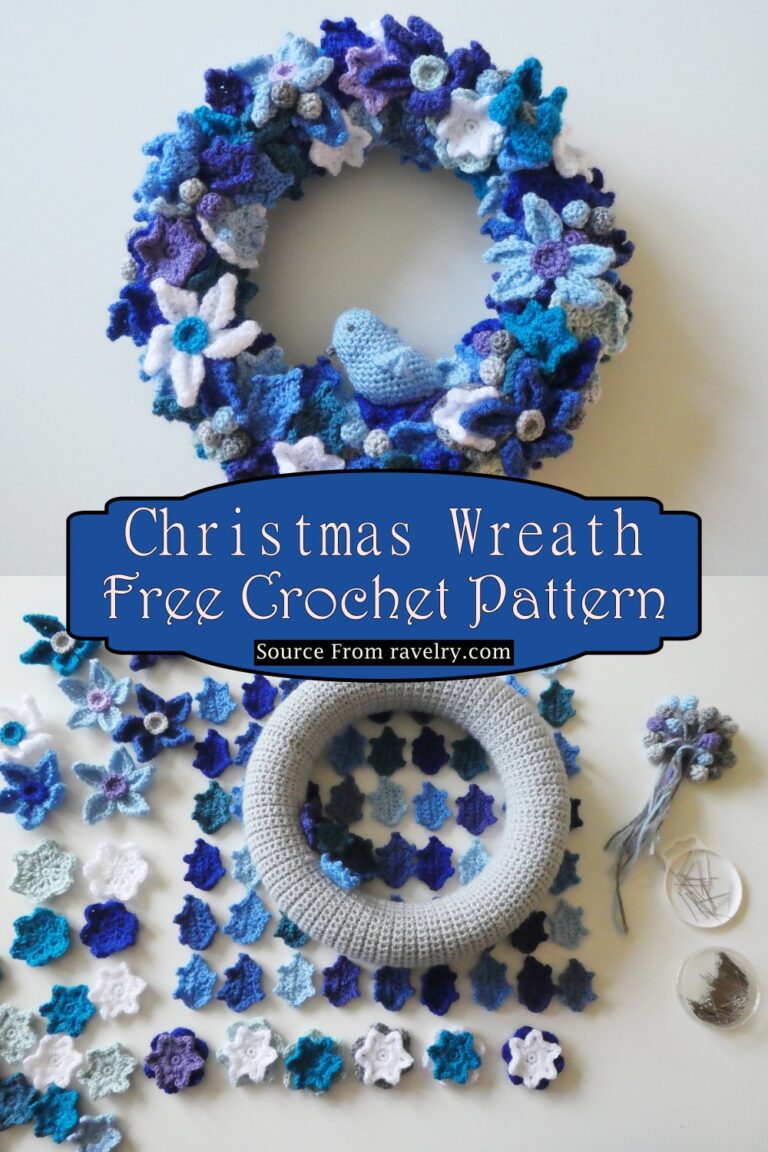 19 Free Crochet Christmas Wreath Patterns