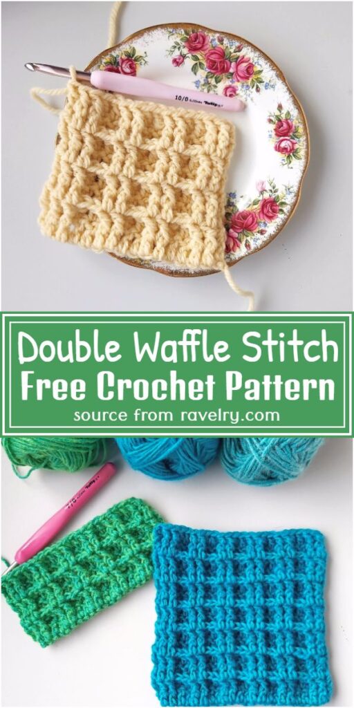 10 Free Crochet Waffle Stitch Patterns