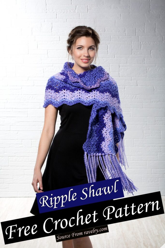 20 Unique Free Crochet Ripple Patterns & Designs