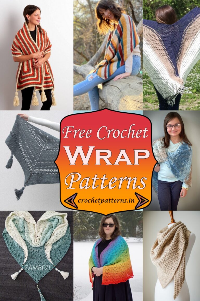 25 Free Crochet Wrap Patterns