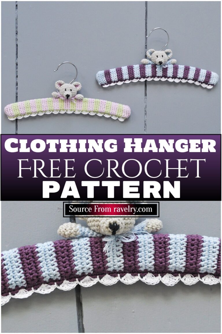 Free Crochet Hanger Cover Patterns