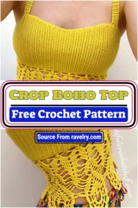14 Stylish Free Crochet Boho Top Patterns And Design