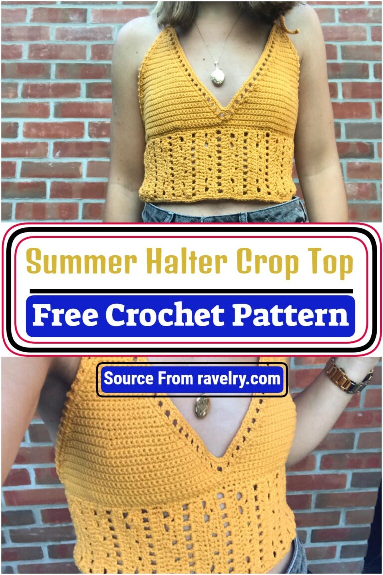 28 Free Crochet Crop Top Patterns For Summer