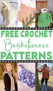 Cozy And Warm Free Crochet Basketweave Patterns