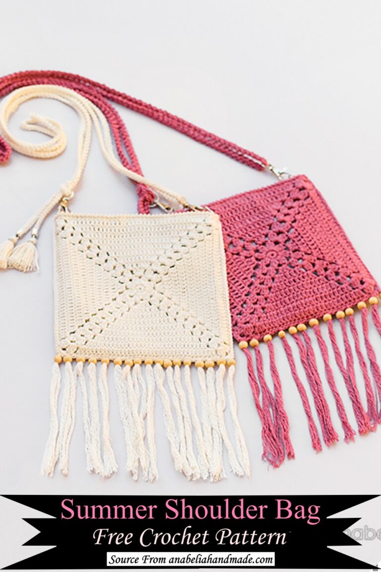 18 Free Crochet Shoulder Bag Patterns For Everyone