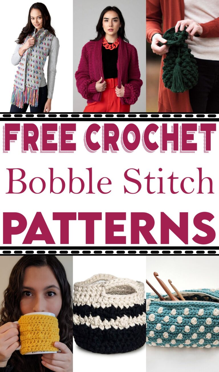 15 Fantastic Crochet Bobble Stitch Patterns