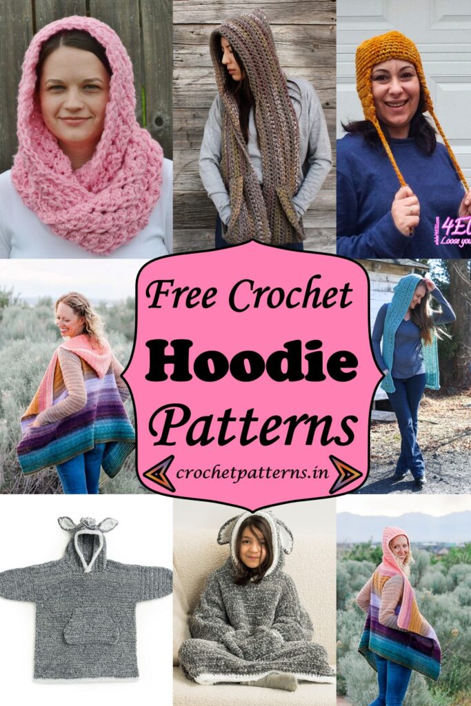 20 Free Crochet Hoodie Patterns