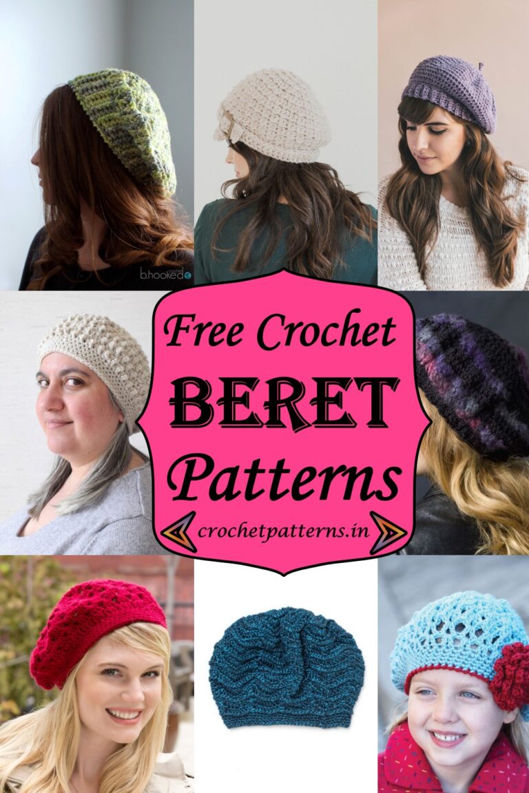 13 Free Crochet Beret Patterns