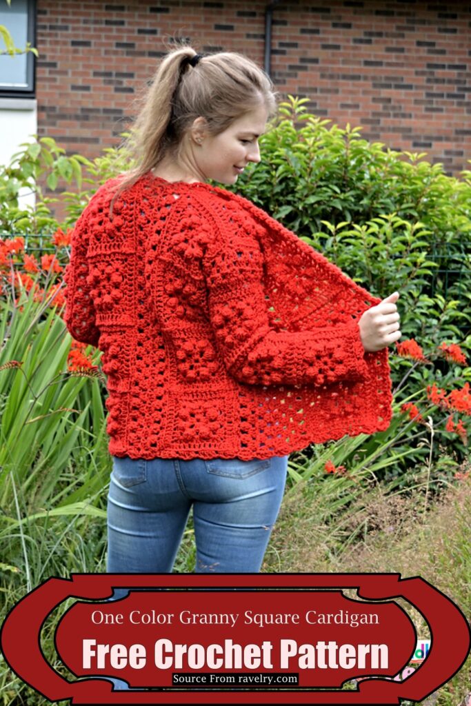 13 Crochet Granny Square Cardigan Patterns