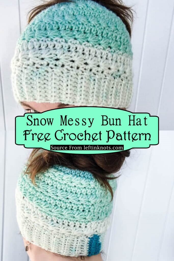 19 Free Crochet Messy Bun Hat Patterns