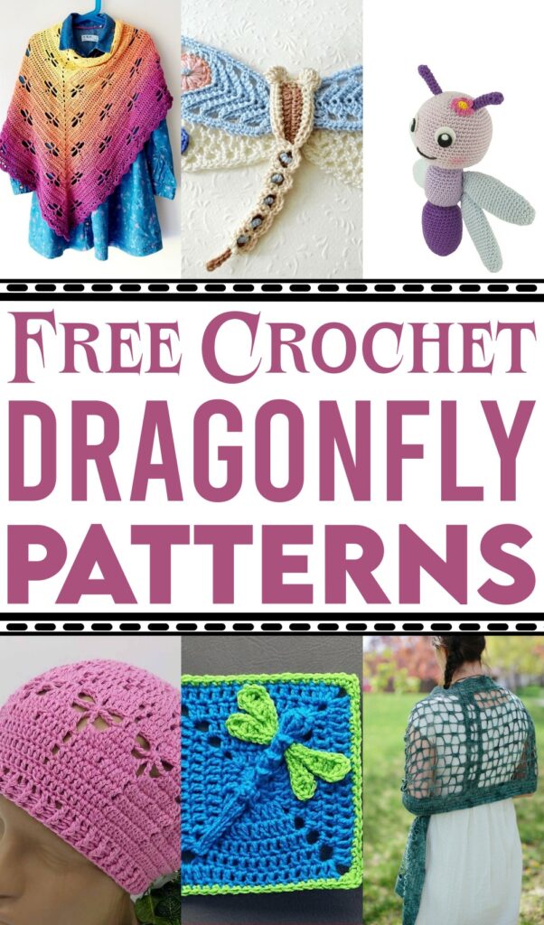 24 Dragonfly Crochet Patterns