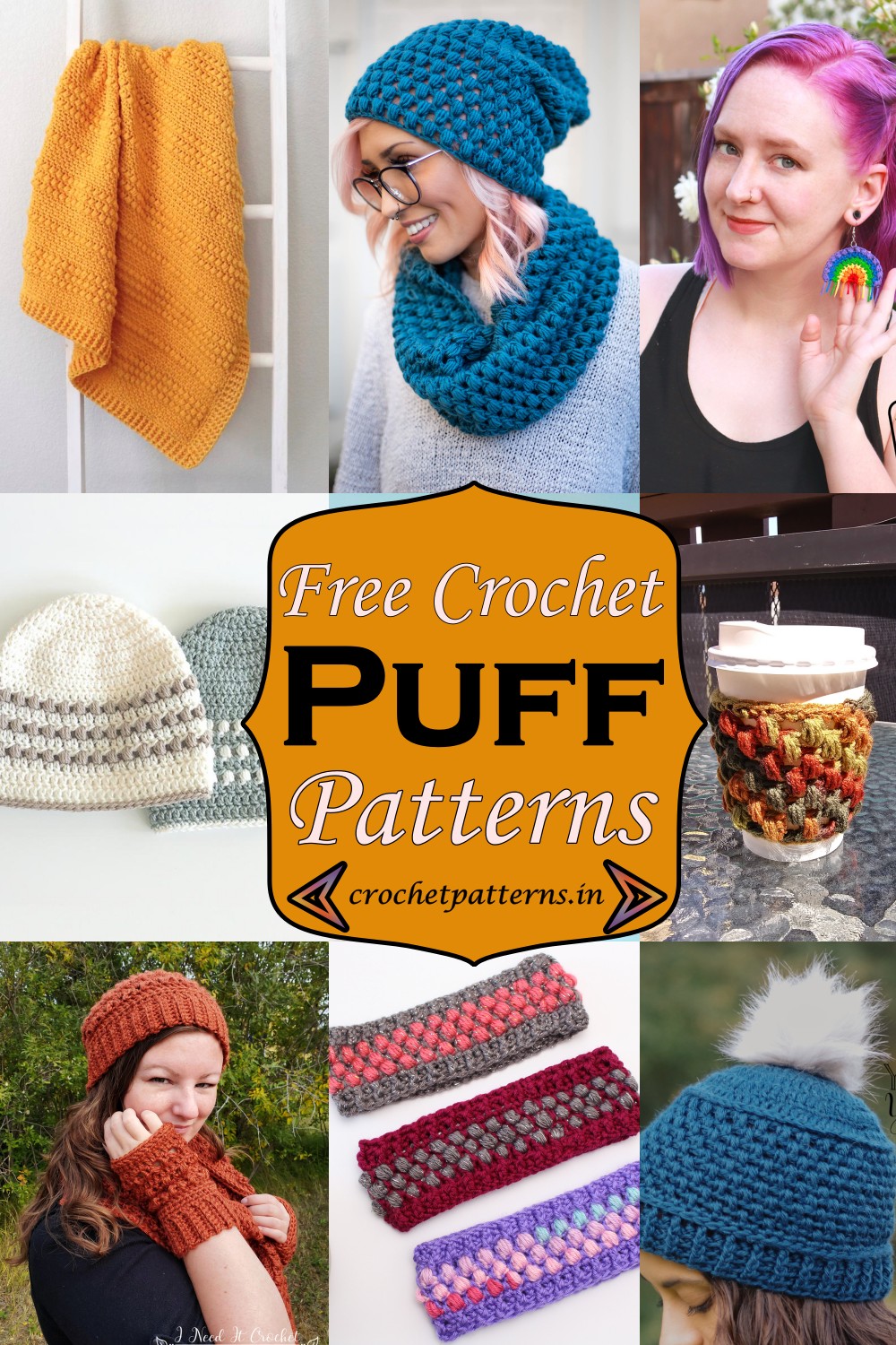 10 Free Crochet Puff Patterns