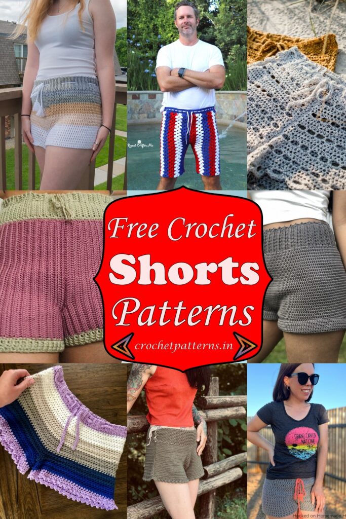 16 Stylish Free Crochet Shorts Patterns For Everyone