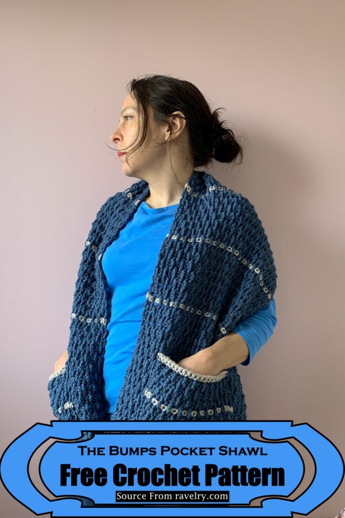 25 Free Crochet Pocket Shawl Patterns