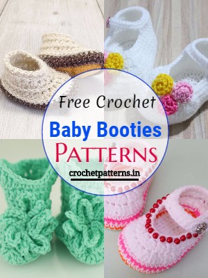30 Free Crochet Baby Booties Patterns