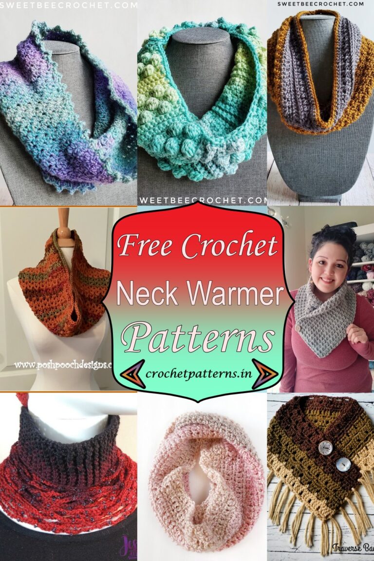 18 Free Crochet Neck Warmer Patterns