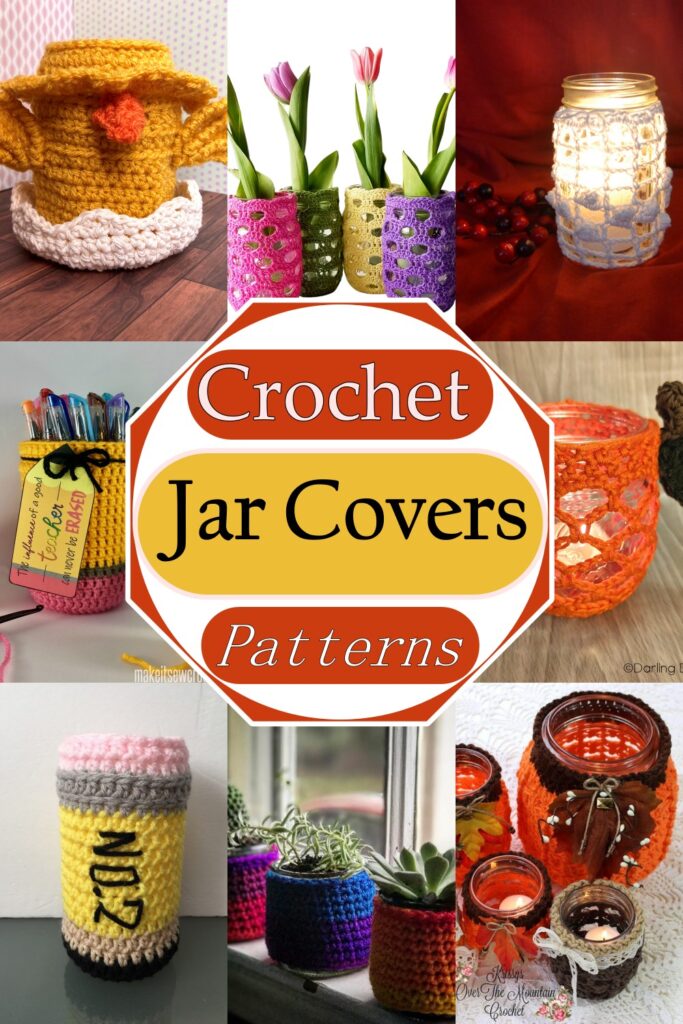 20 Free Crochet Jar Covers Patterns