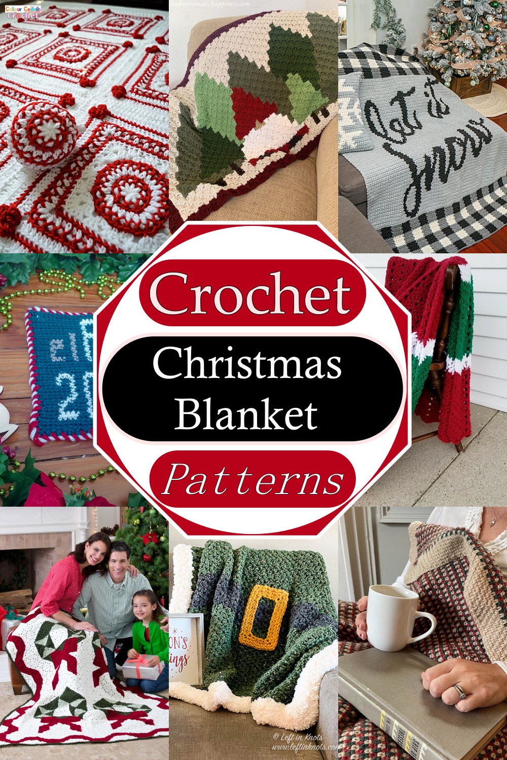 18 Free Crochet Christmas Blanket Patterns For Holidays