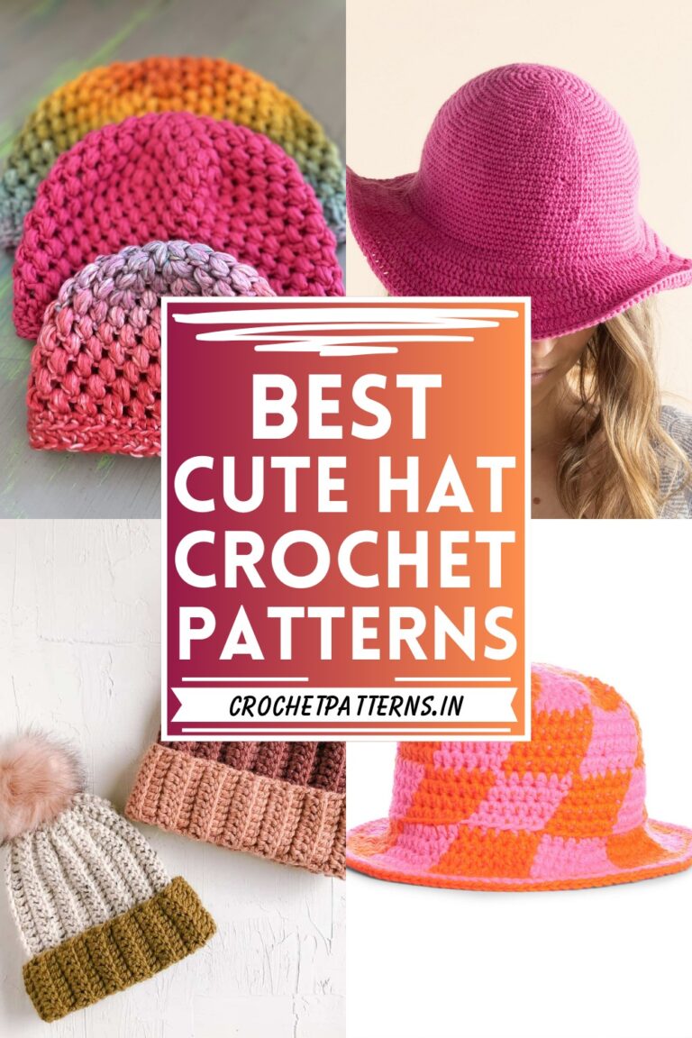 21 Popular Free Crochet Hat Patterns For Beginners