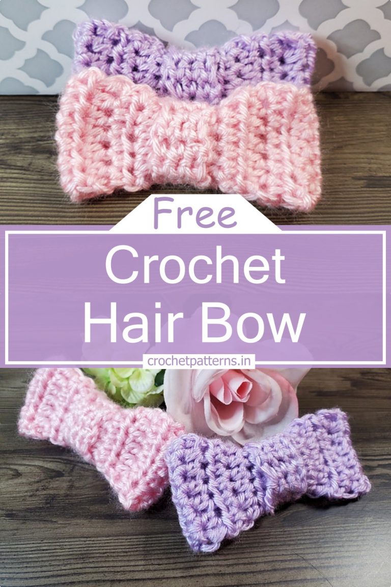 13 Free Crochet Hair Bow Patterns