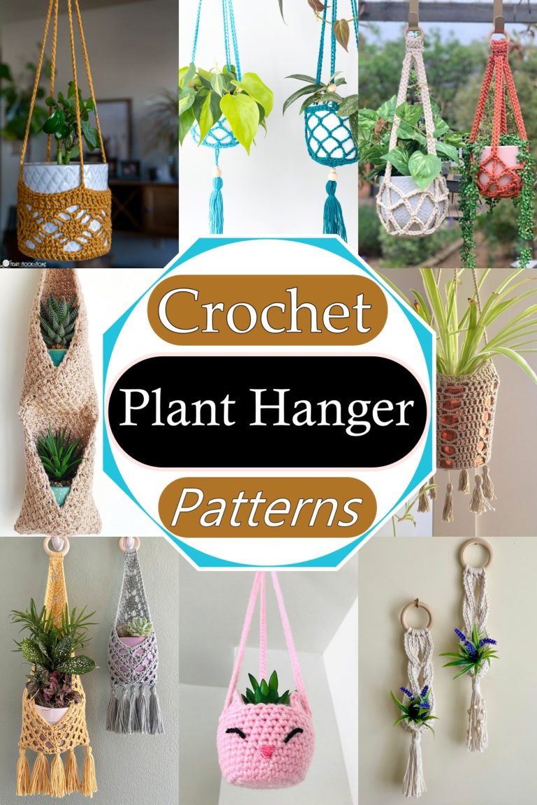 24 Crochet Plant Hanger Patterns To Beautifully Save Space!