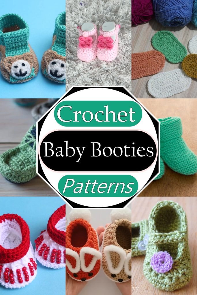 59 Mind-Blowing Free Crochet Baby Booties Patterns