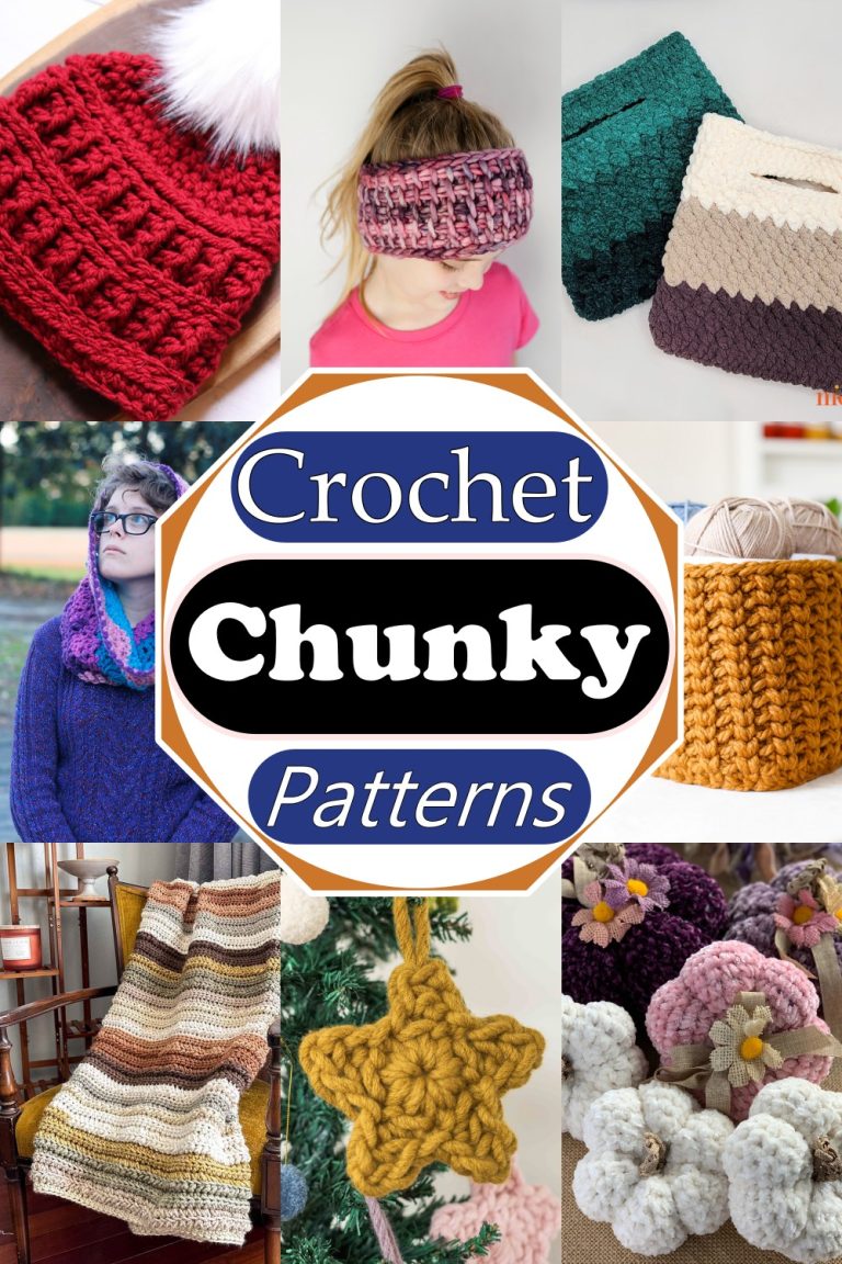 20 Free Crochet Chunky Patterns