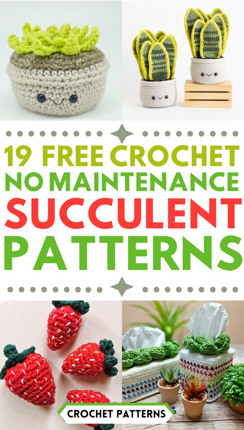 Free Crochet Succulent Patterns