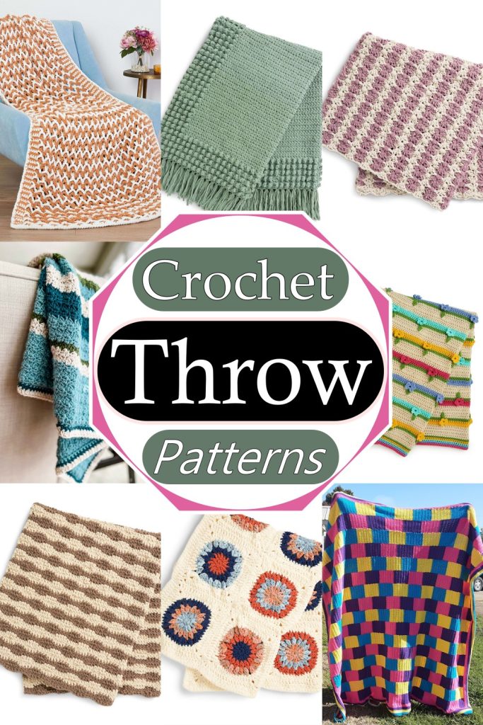 25 Superb Texture Free Crochet Throw Patterns