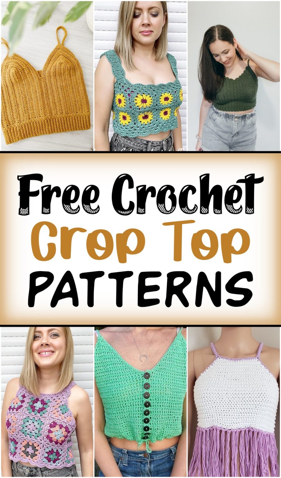 28 Free Crochet Crop Top Patterns For Summer